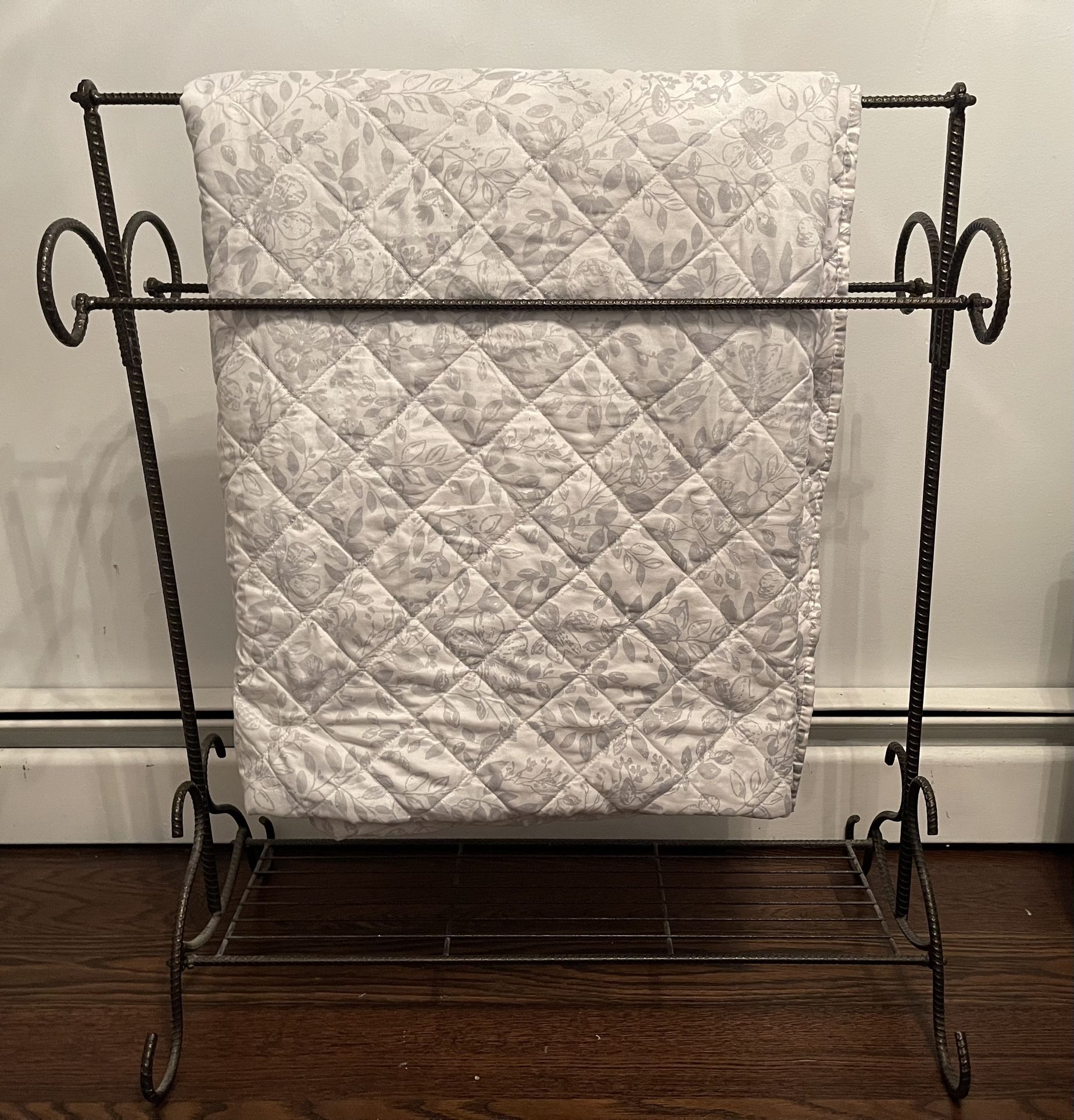 Wrought Iron Blanket Rack