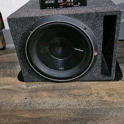 Rockford Fosgate 12" P3 w/ Rockford Fosgate Prime R500X1D In Box