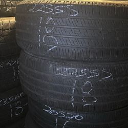 Pair of 225/55/18 Michelin 