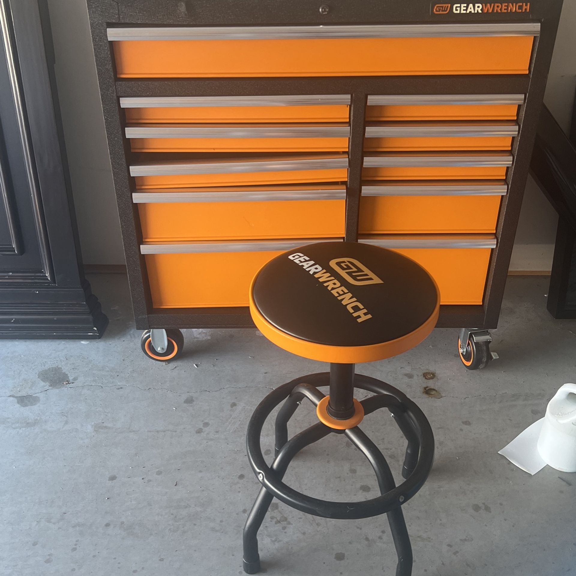 Tool Box and Stool