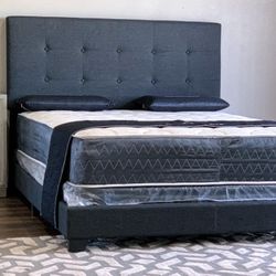 $299 Brand New Queen Size Bed Frame With New Mattress/Fast Delivery