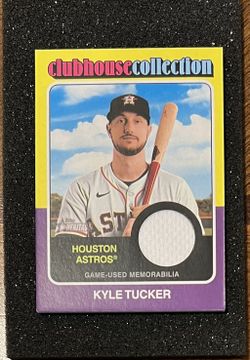 Kyle Tucker 2024 Topps Heritage High Number Jersey Relic