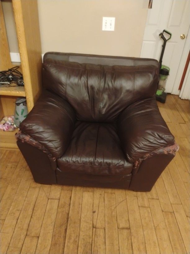 As Is Leather Chair Cheap