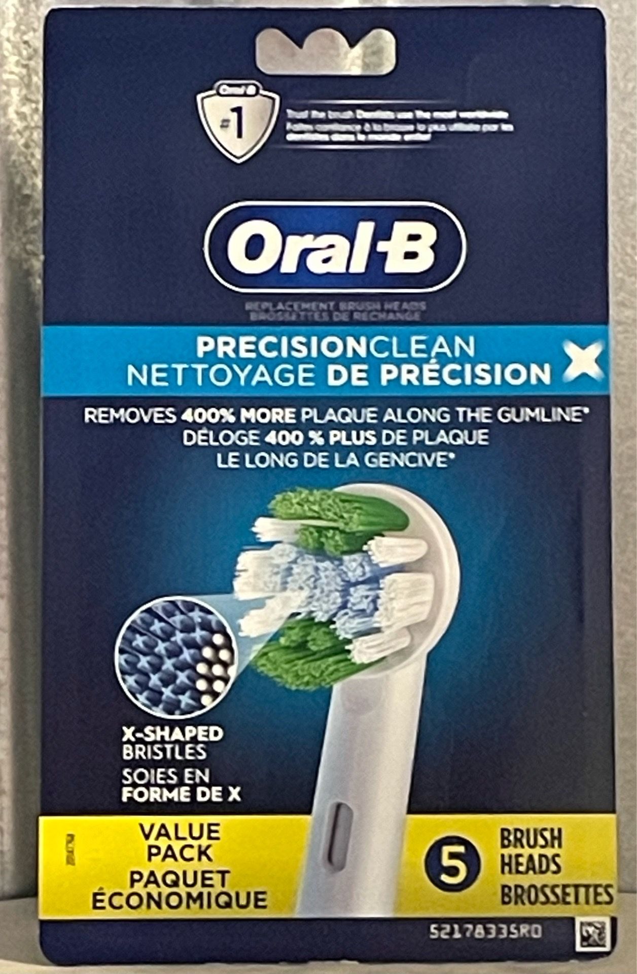 Oral‑B Precision Clean Replacement Brush Heads (5 Pack)