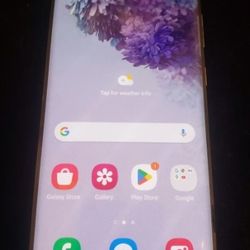 SAMSUNG S20 PLUS(UNLOCKED) (CRACKED BACK)
