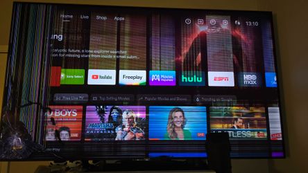 65" TV CRACKED