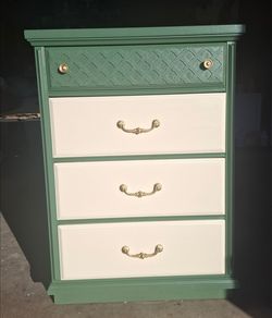 Green Tall Dresser
