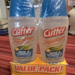 New One Package Two Pack Cutter Mosquito Spray