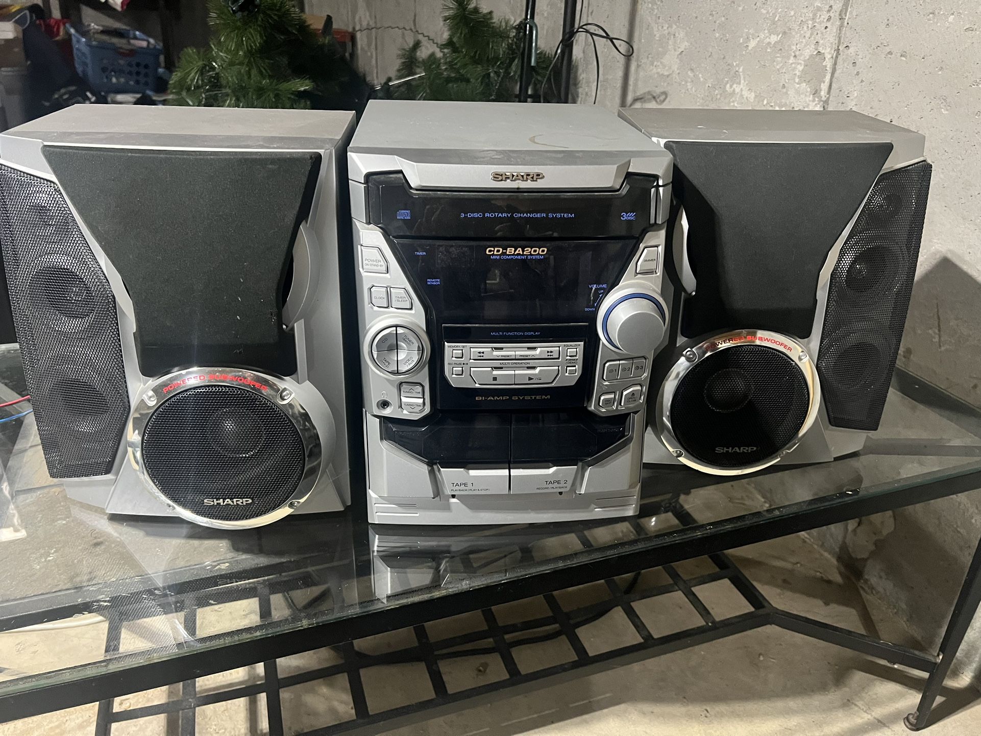 Sharp Digital Audio With Powered subwoofer