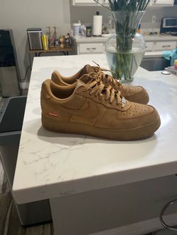 Supreme x Nike Air Force 1 Low Wheat