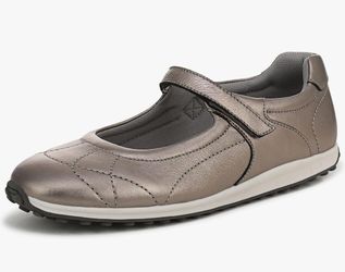 Brand New Naturalizer Cadey Patina Pewter Leather Womens Sneakers Size 7 1/2 W