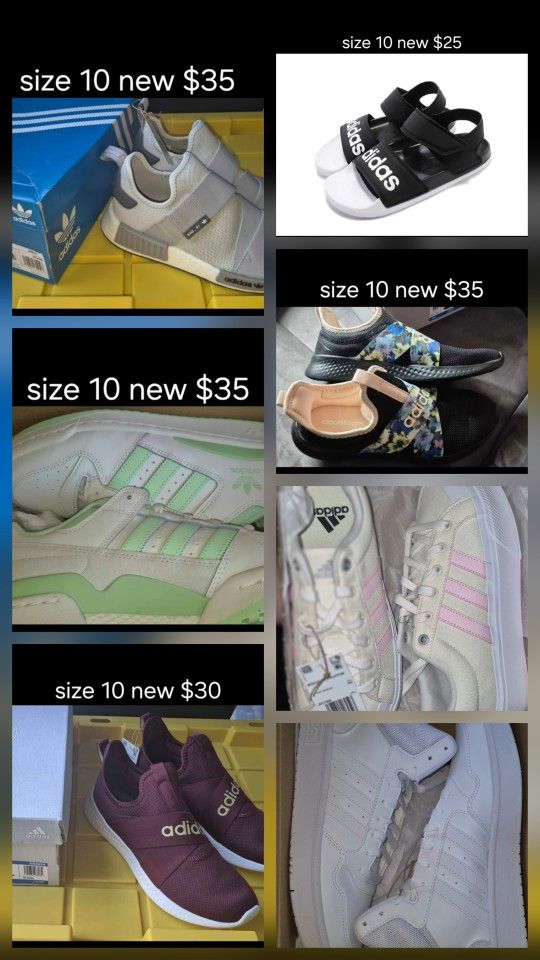 New Womens Adidas Shoes Size 10
