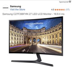 Two Samsung 27” Curved Monitors 