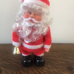 Vintage Walking Musical Santa