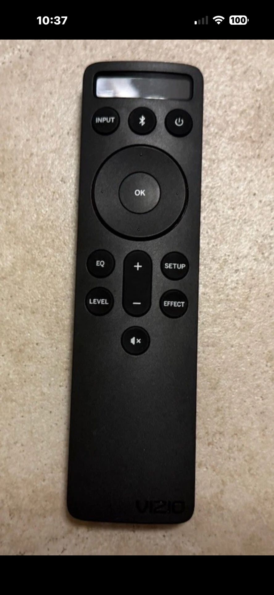 VIZIO  D512-H Sound Bar Remote Control *ONLY *Tested