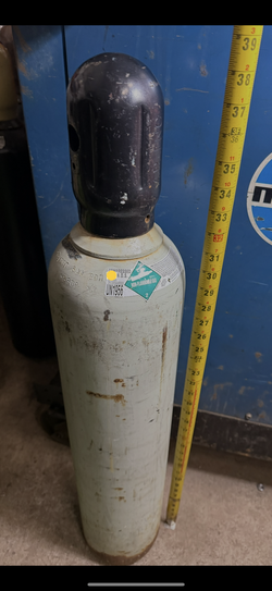 Oxy tank for torch 80 size (Full) 3ft tall