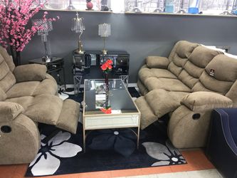 Sofa and loveseat