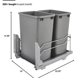 Rev-a-shelf Double Pull Out Trash Cans