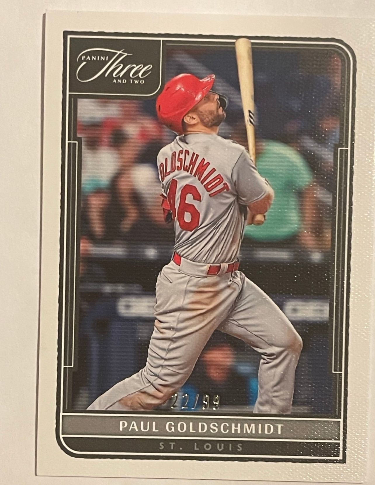 2022 Panini Three and Two Paul Goldschmidt /99