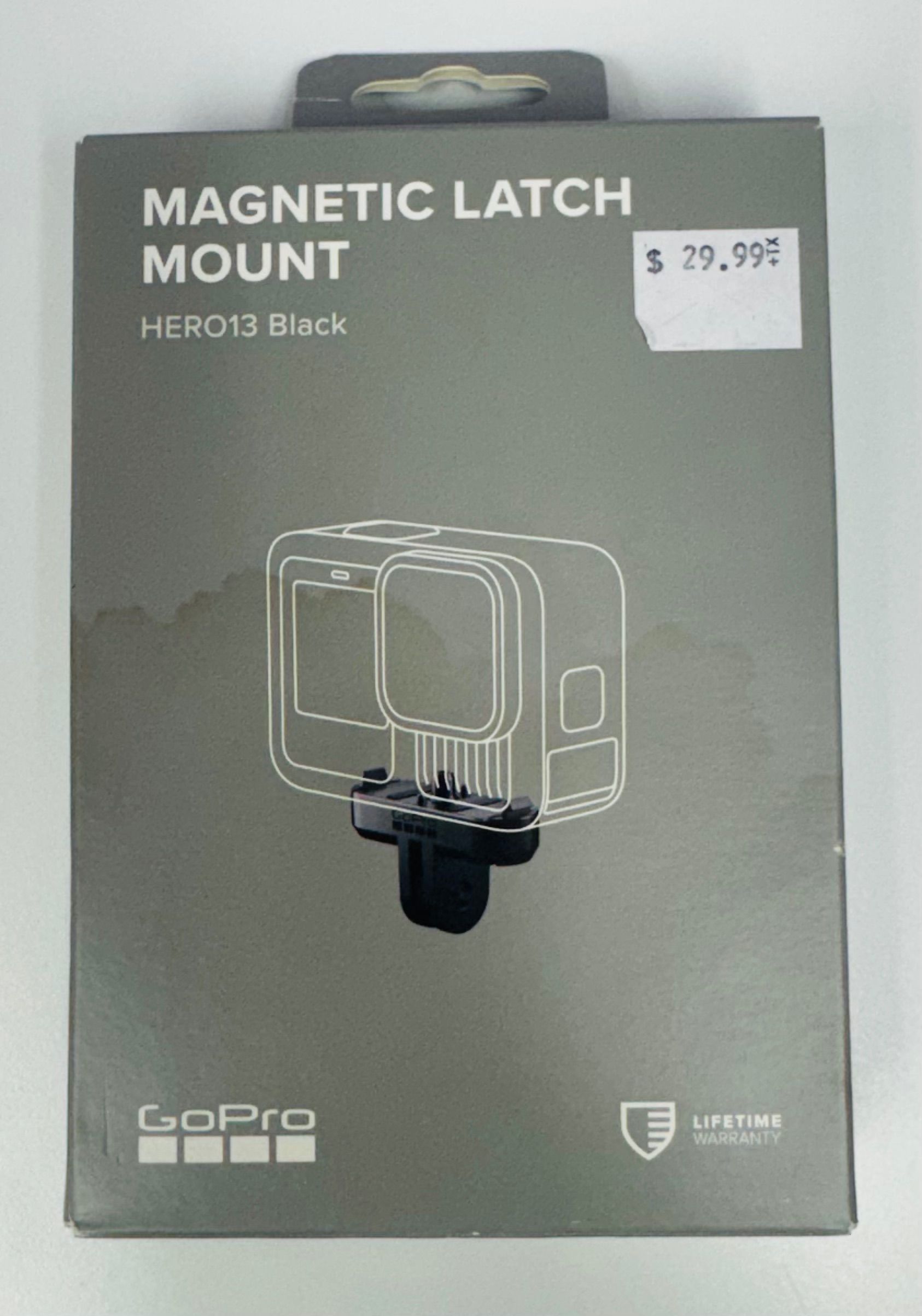 MAGNETIC LATCH MOUNT HERO13 Black