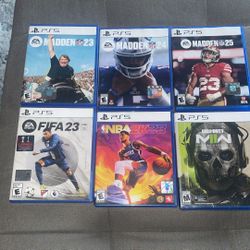 PlayStation 5 Game Set. One Unopened (modern Warfare 2) 