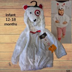 Bullseye Dog Infant Halloween Costume 12-18M