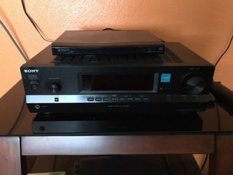 Sony receiver & Bose speakers in great condition