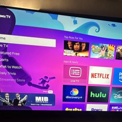 65’ 4K UHD 2160p Roku Smart Television