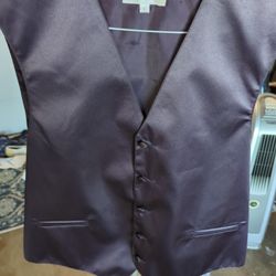 Black Silk Vest $5 Large 