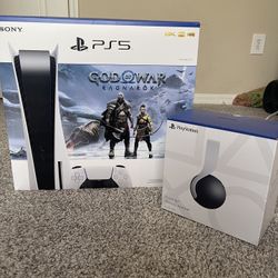 PS5 Ragnarok Box With Headset Box