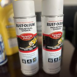 RUST-OLEUM 1691838 Industrial Choice 18-Ounce White Inverted Striping Paint