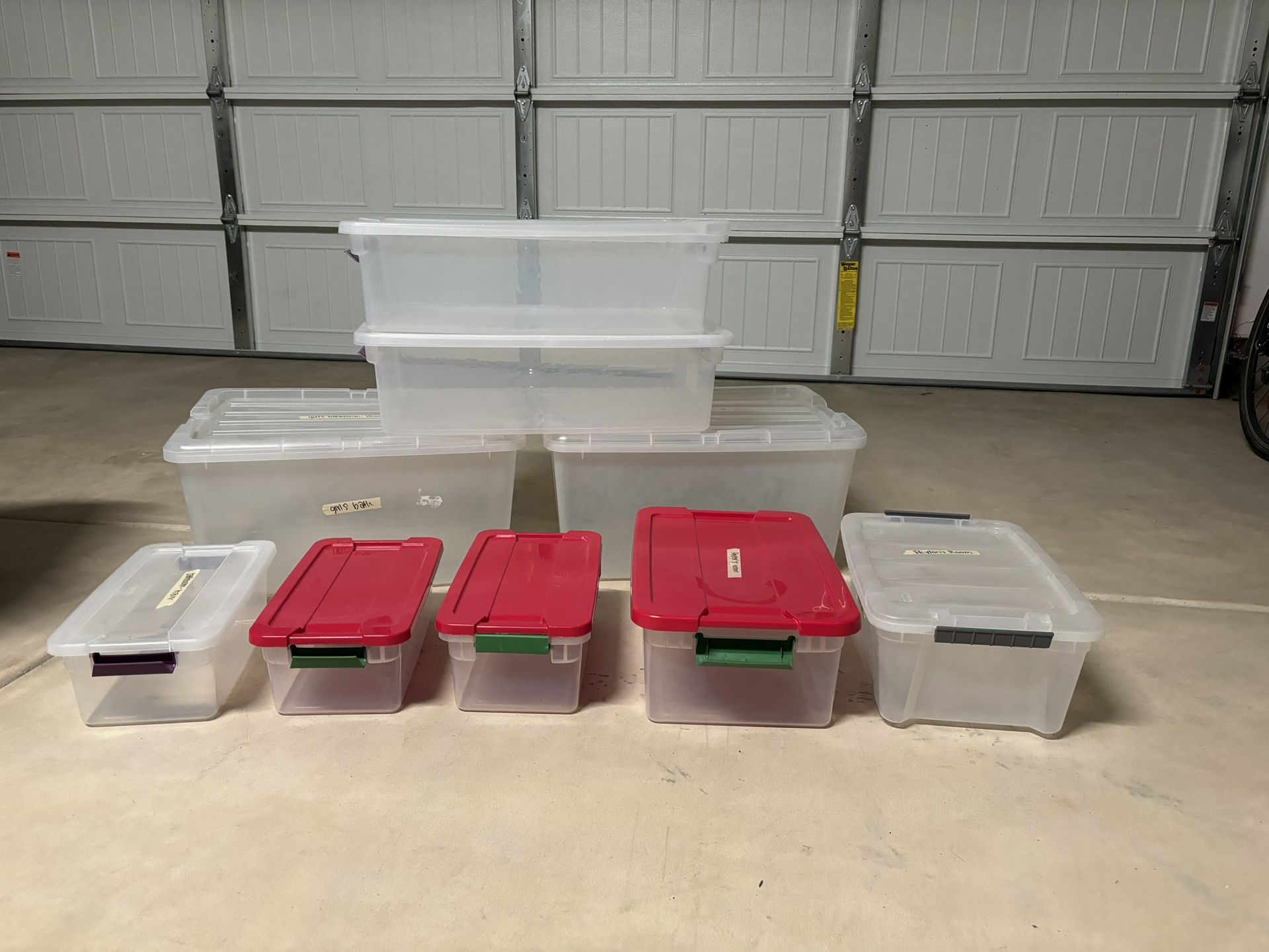 Lot Of Storage Containers