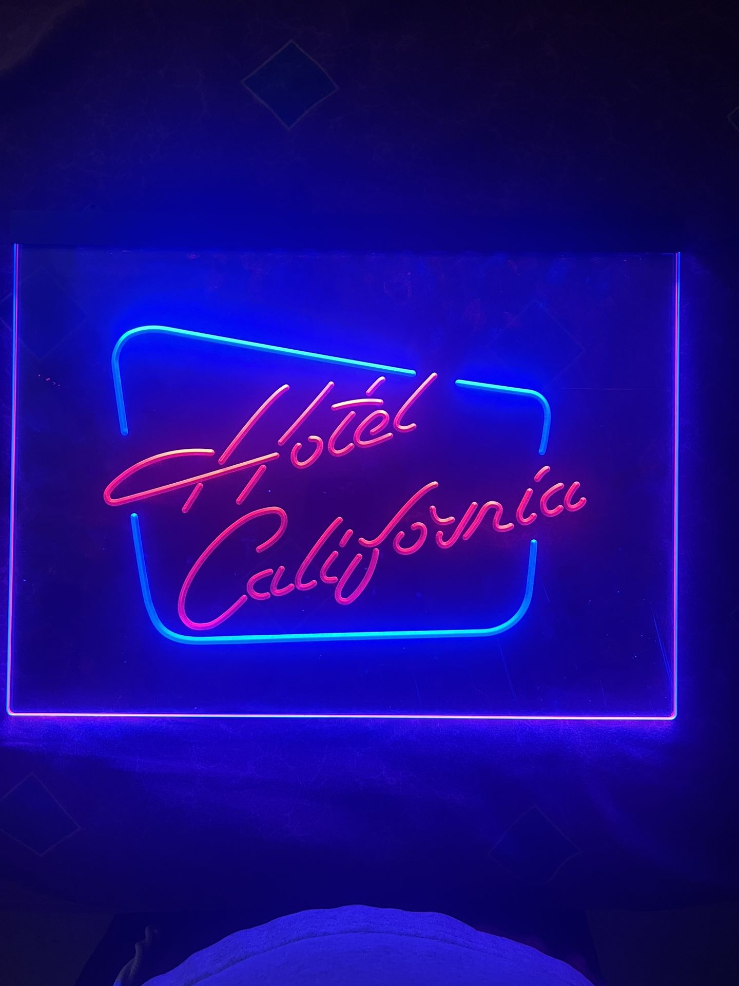Hotel California Neon Sign