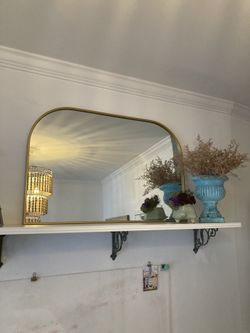 Decorative Shelf Brackets with Mermaid Designed (set of 2)