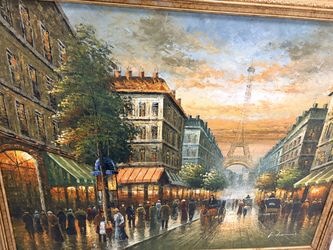 Paris Oleo paint big paint