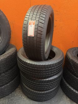 245/55R19 Michelin Defender LTX Full Set of 4 Used Tires