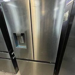 Samsung 26 cu. ft. 3-Door French Door Counter-Depth Refrigerator with External water and ice dispenser in Stainless Steel