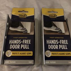 Sanitary Aluminum Door Foot Puller (Lot of 2)