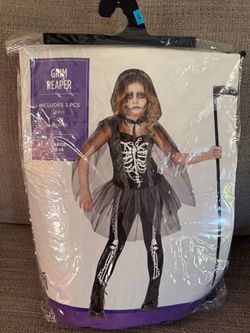 Grim reaper girls Halloween costume - skeleton