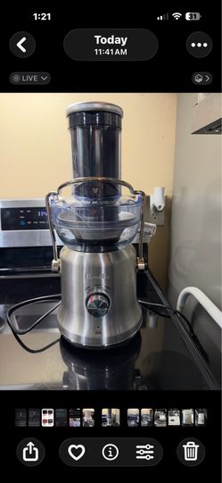 Breville BJE530BSS Juice Fountain Cold Plus