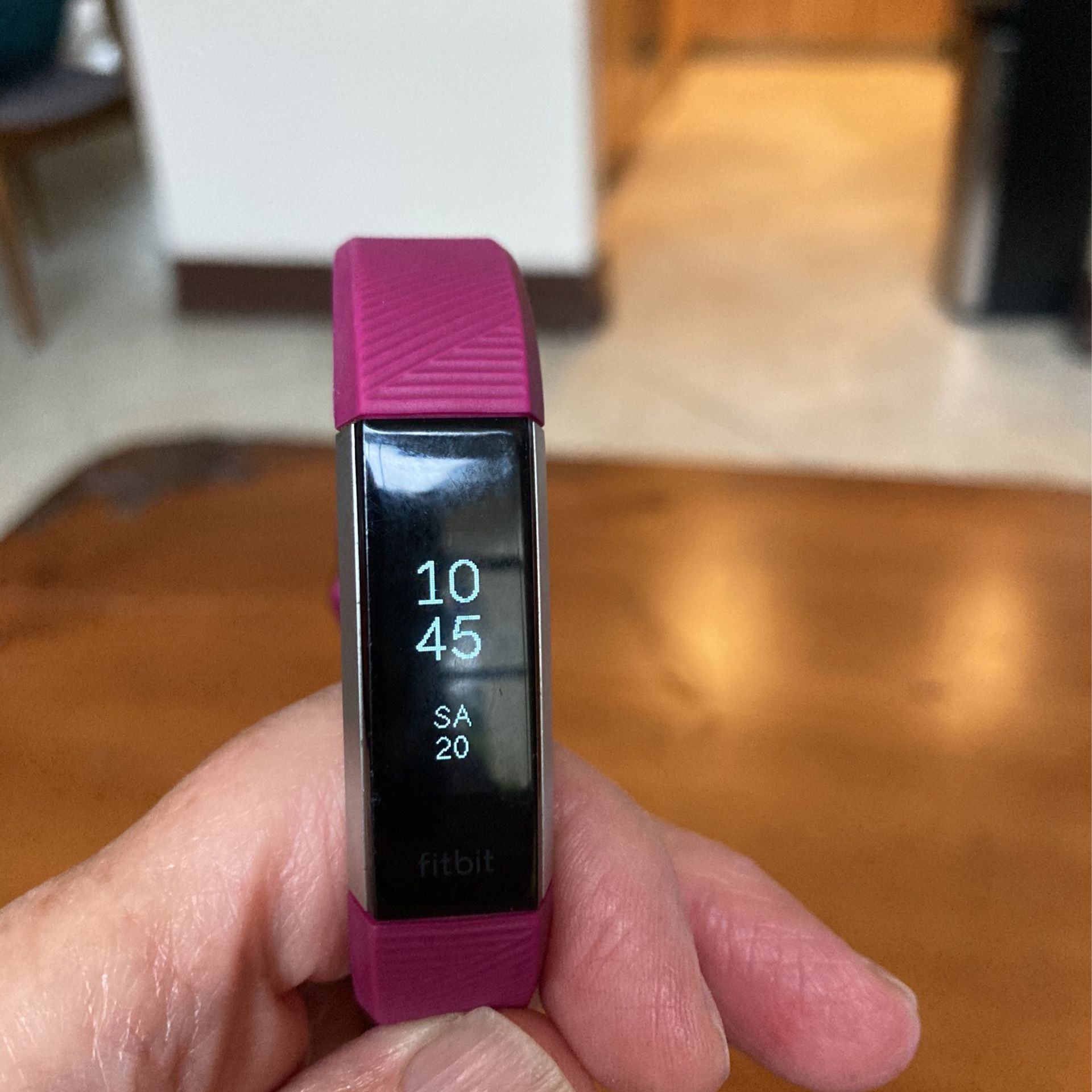 Pink Fitbit 