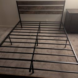 Queen Bed Frame (New)