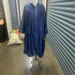 Graduation Blue Gown 5ft1in