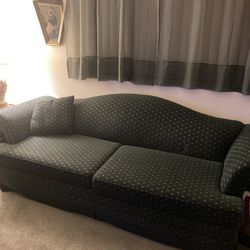 Sofa Bed Sleeper with table and lamp Exc. Cond.