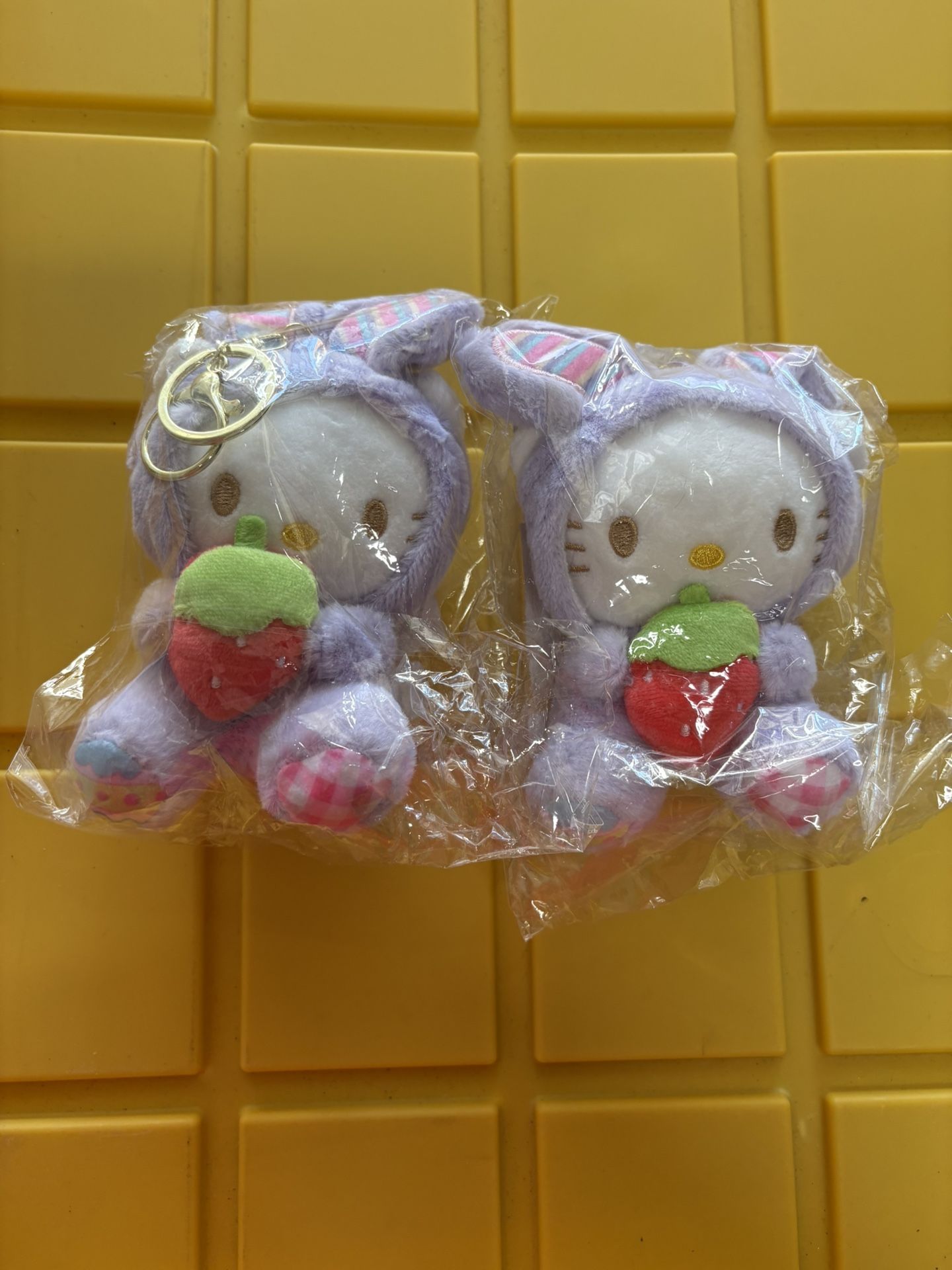 Easter Hello Kitty Plushie Key Chains
