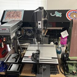 Band Saw, Drill Press, Belt Sander 