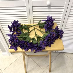 Purple Decor Artificial Flowers 