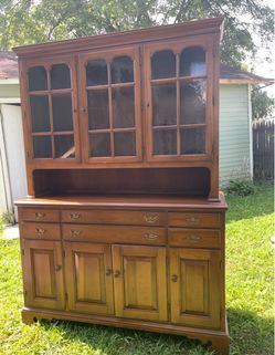Wooden China Cabinet Hutch Buffet