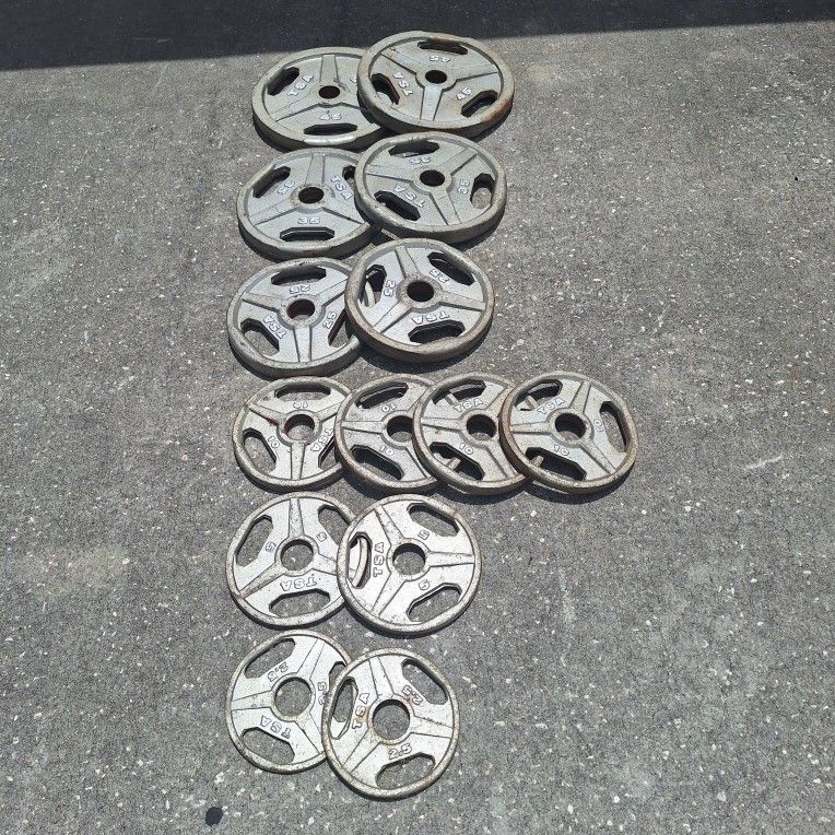 265 Lb Olympic Plate Set