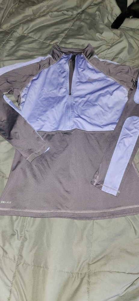 Nike Half Zip Purple Jacket Long Sleeve